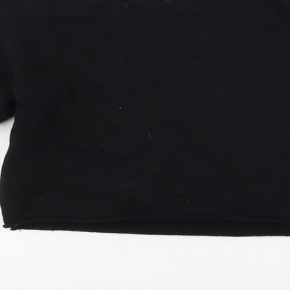 Primark Girls Black  Jersey Pullover Sweatshirt Size 9-10 Years  - New York