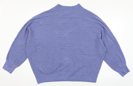 Nutmeg Womens Blue  Knit Pullover Jumper Size 20