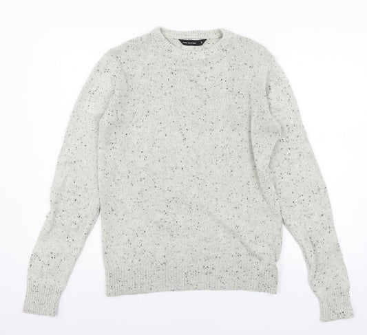 Cedar Wood State Mens Ivory  Knit Pullover Jumper Size S