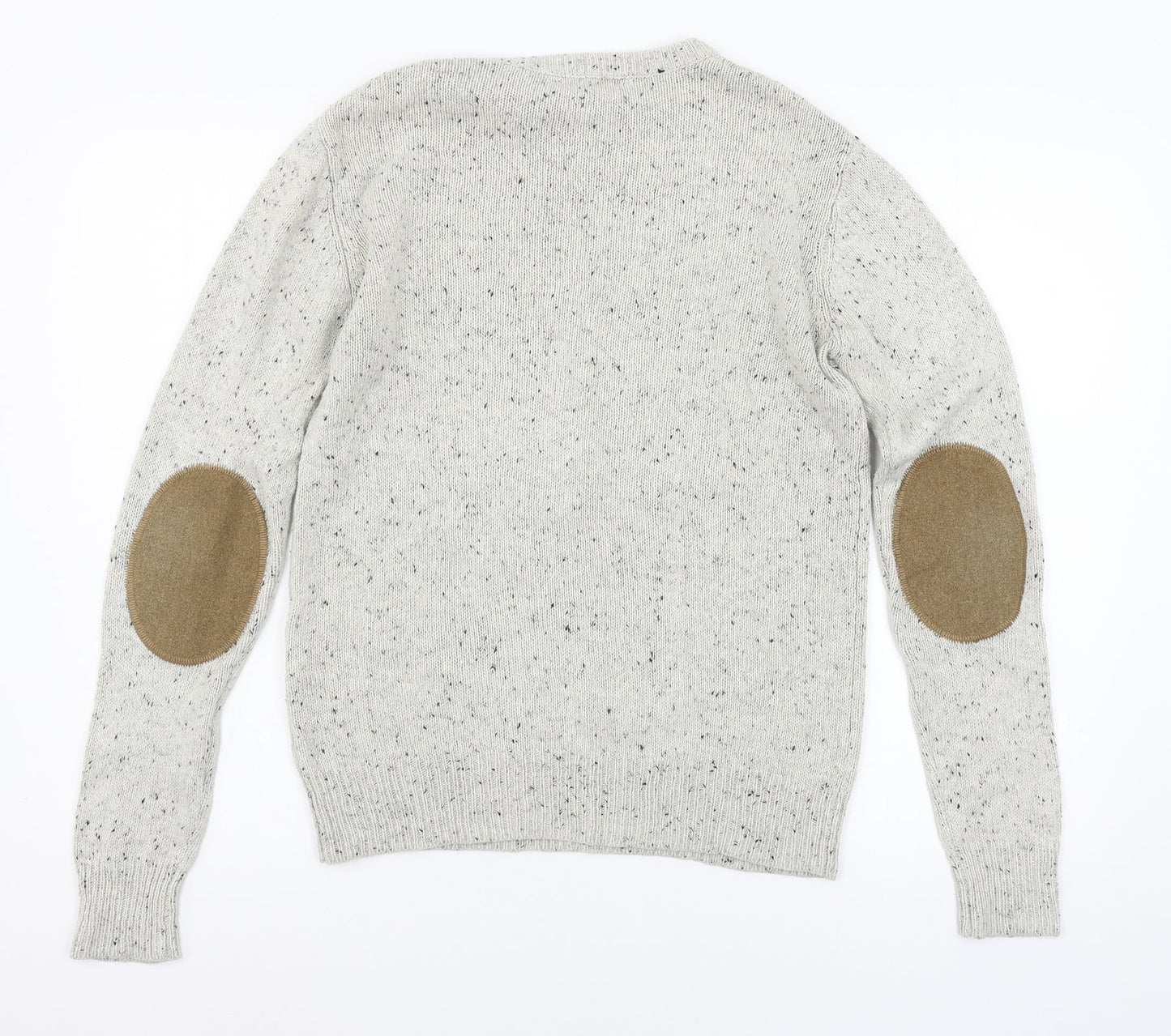 Cedar Wood State Mens Ivory  Knit Pullover Jumper Size S