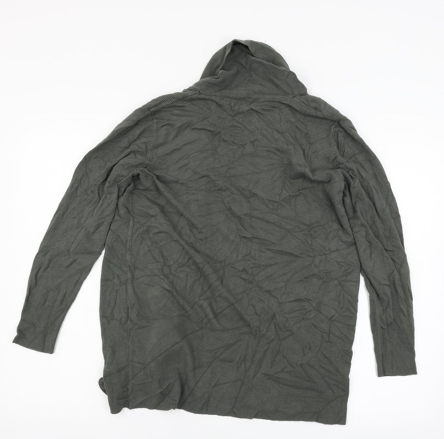 Primark Womens Green  Knit Cardigan Jumper Size 10