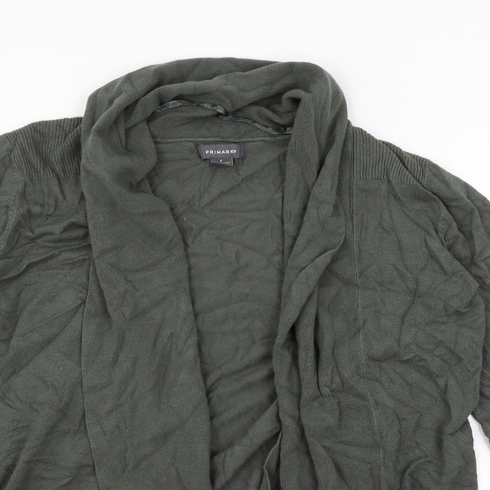 Primark Womens Green  Knit Cardigan Jumper Size 10