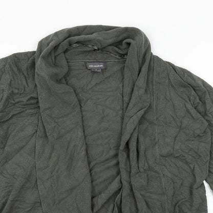 Primark Womens Green  Knit Cardigan Jumper Size 10