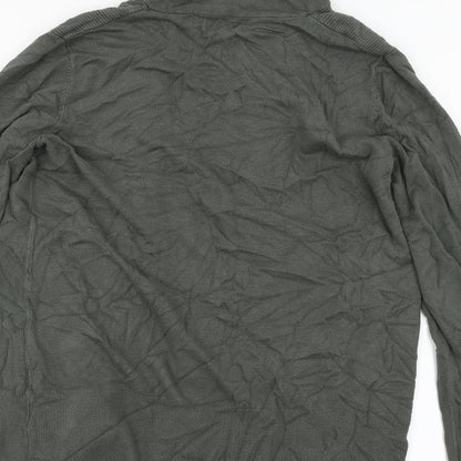 Primark Womens Green  Knit Cardigan Jumper Size 10