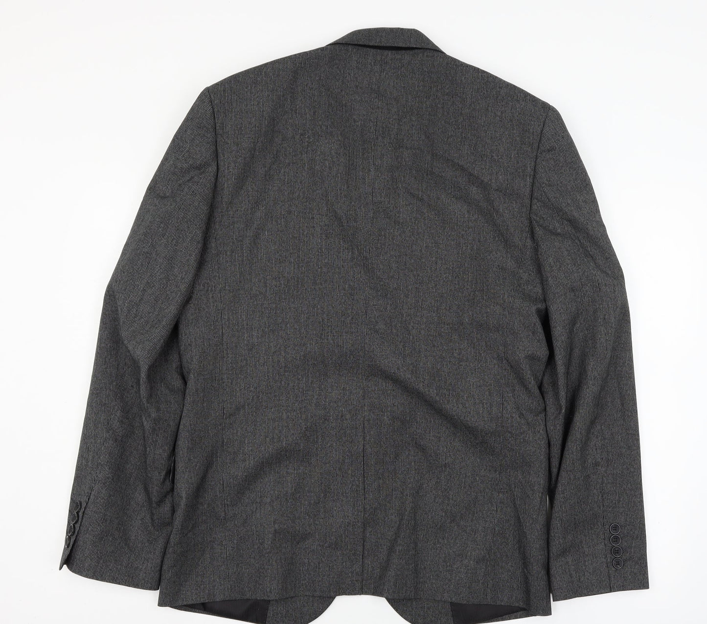Mens UK Size L Cedar Wood State Regular Grey Suit Jacket