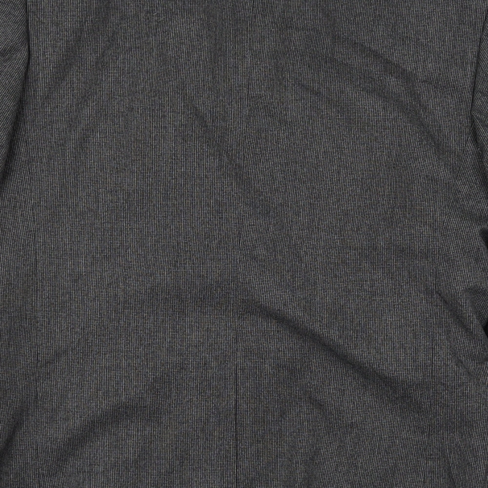 Mens UK Size L Cedar Wood State Regular Grey Suit Jacket