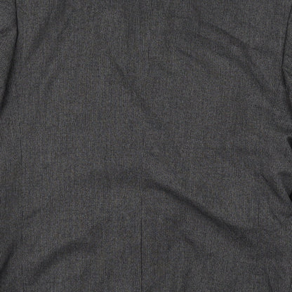 Mens UK Size L Cedar Wood State Regular Grey Suit Jacket
