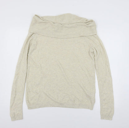 Dorothy Perkins Womens Ivory  Knit Pullover Jumper Size 14