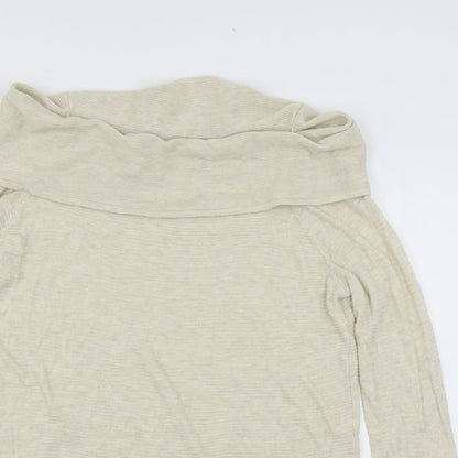 Dorothy Perkins Womens Ivory  Knit Pullover Jumper Size 14