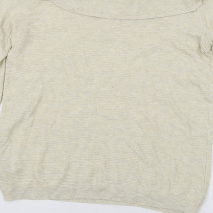 Dorothy Perkins Womens Ivory  Knit Pullover Jumper Size 14