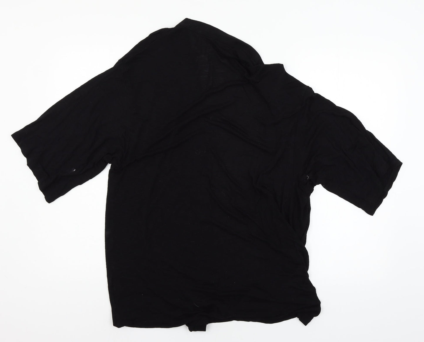 Womens UK Size 10 F&F Black Cardigan Jumper