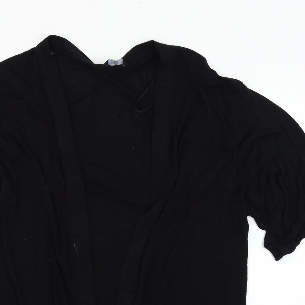 Womens UK Size 10 F&F Black Cardigan Jumper
