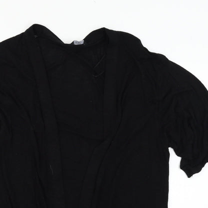 Womens UK Size 10 F&F Black Cardigan Jumper