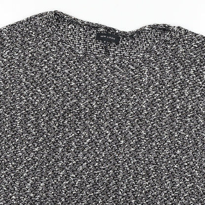 New Look Womens Black  Jersey Basic T-Shirt Size 6
