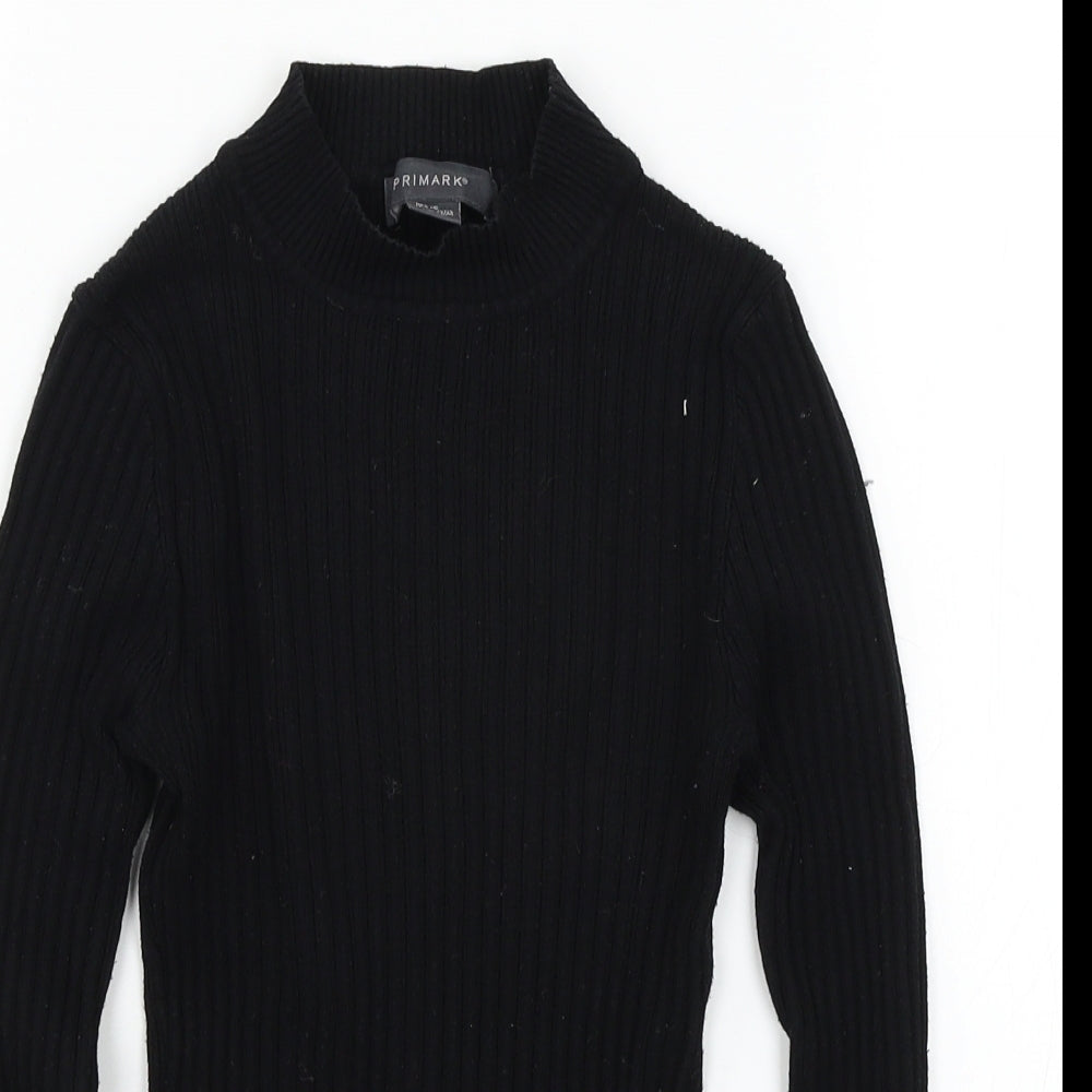 Primark Womens Black  Knit Pullover Jumper Size 6