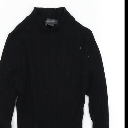 Primark Womens Black  Knit Pullover Jumper Size 6