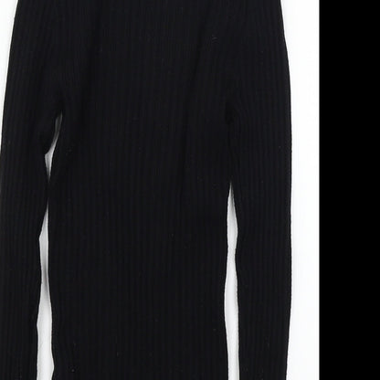 Primark Womens Black  Knit Pullover Jumper Size 6