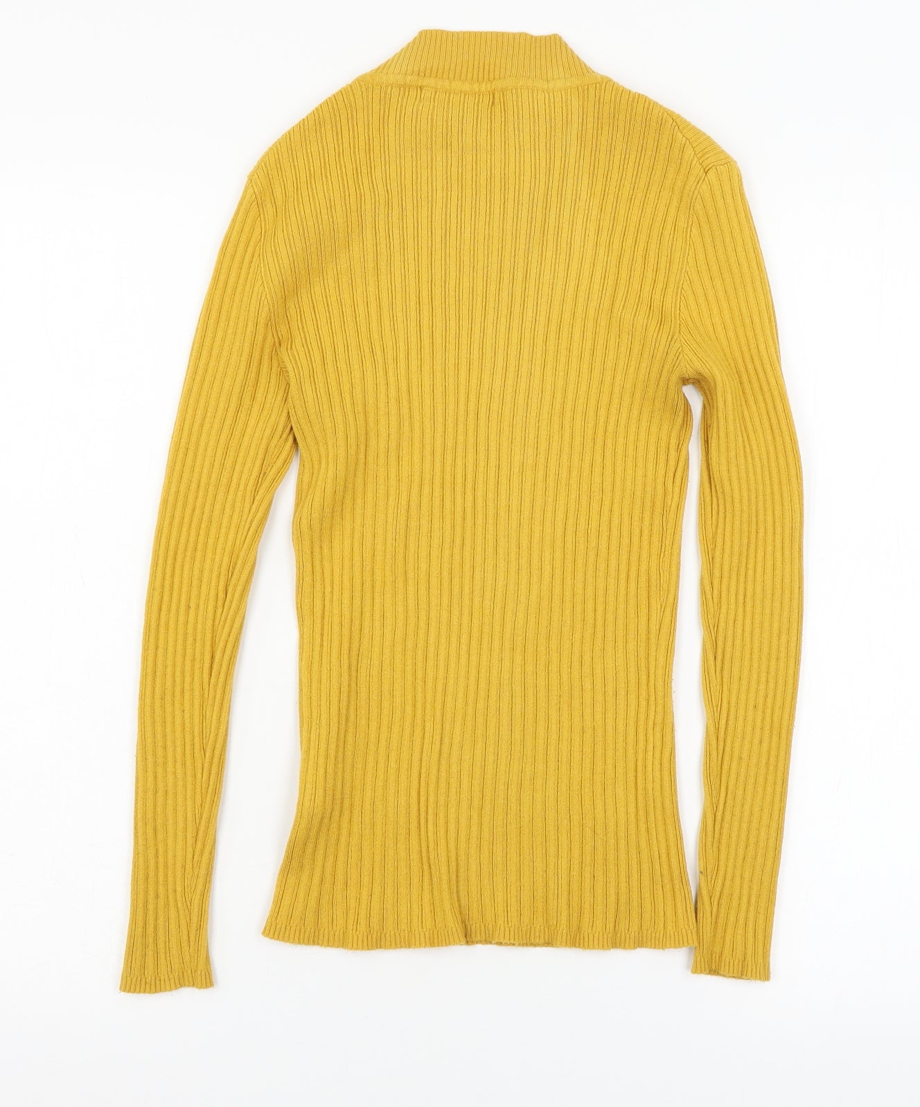 Primark Womens Yellow  Knit Pullover Jumper Size 12