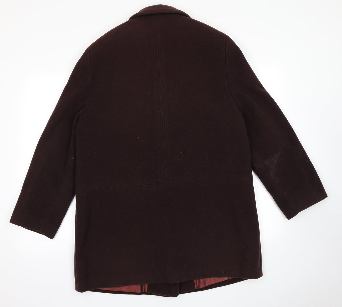 Elementary Womens Red   Overcoat Coat Size 14