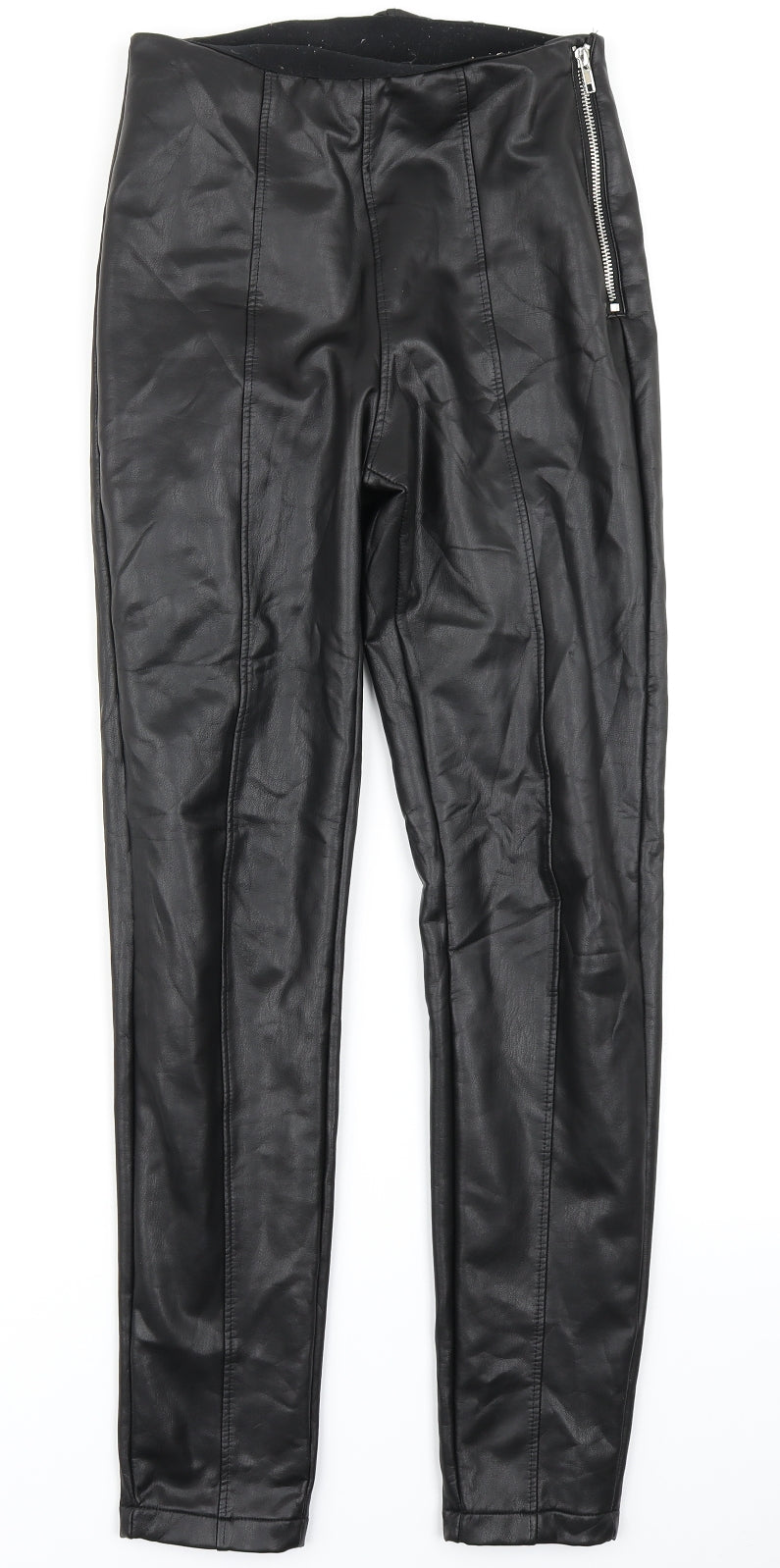 New Look Womens Black   Capri Trousers Size 8 L26 in