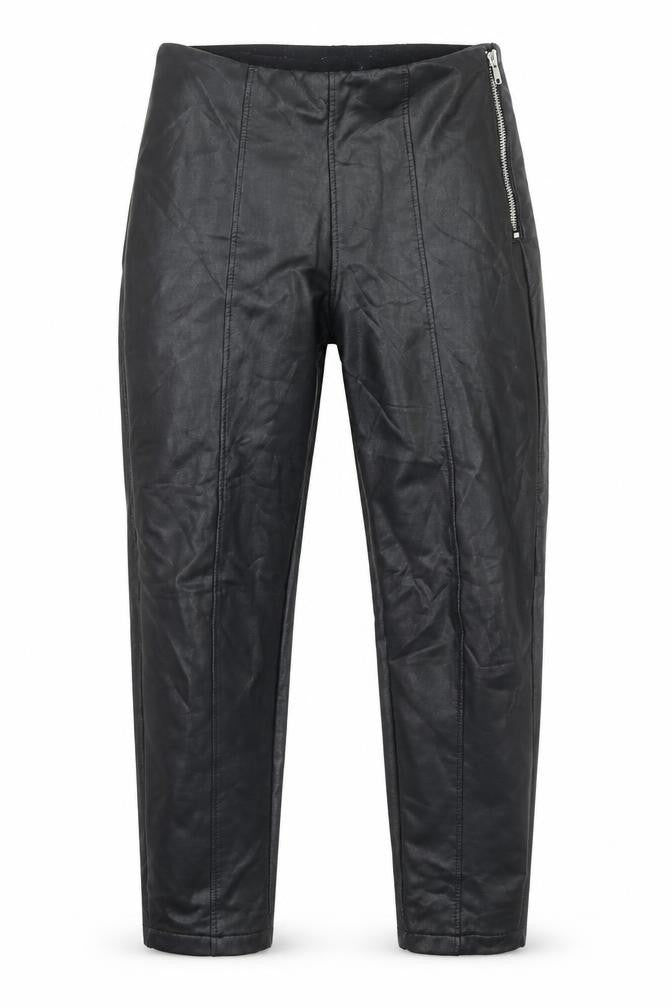 Womens UK Size 8 New Look Regular Fit Capri Black Trousers