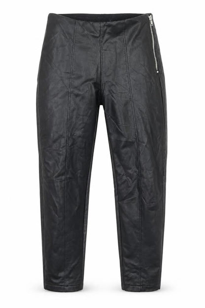 Womens UK Size 8 New Look Regular Fit Capri Black Trousers