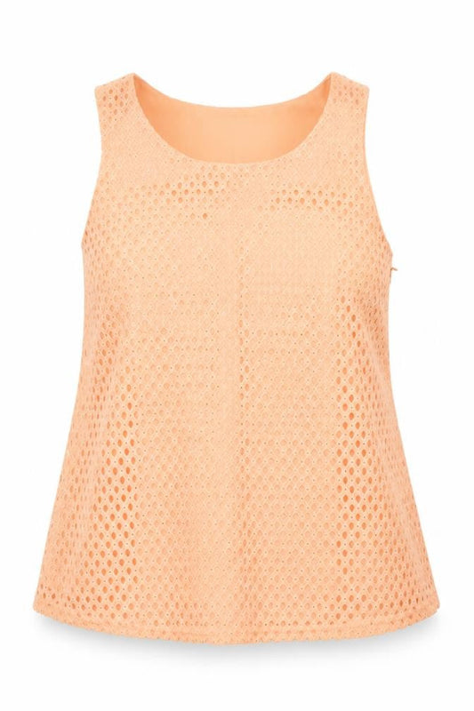 Womens UK Size 12 Apricot Orange Basic Tank