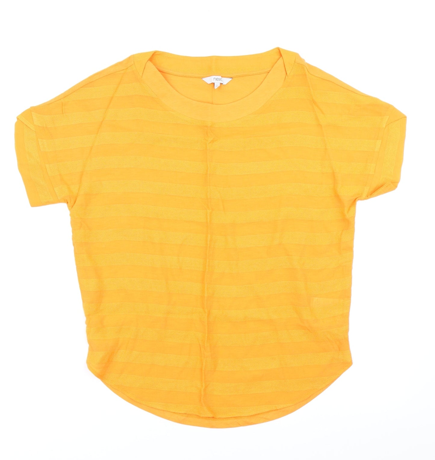 Womens UK Size 10 NEXT Orange Basic T-Shirt