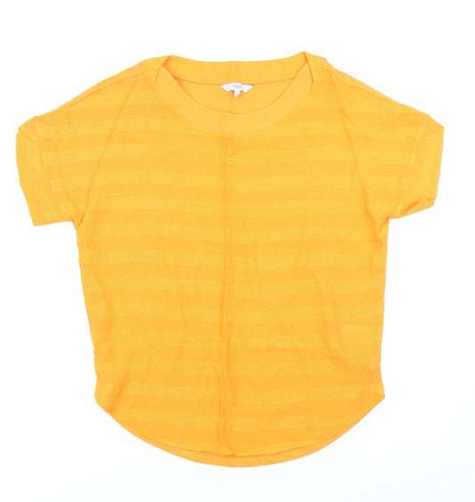 Womens UK Size 10 NEXT Orange Basic T-Shirt