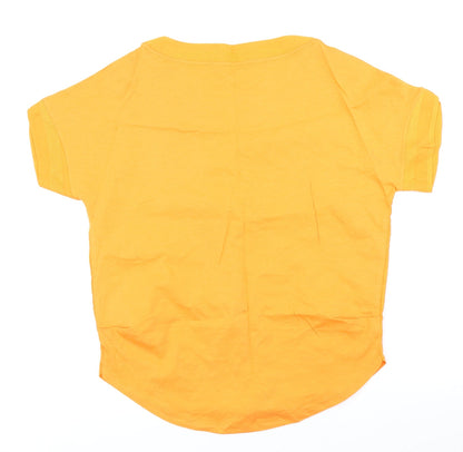 Womens UK Size 10 NEXT Orange Basic T-Shirt