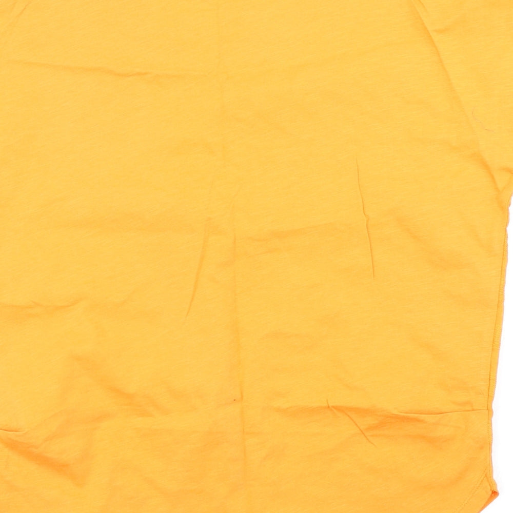 Womens UK Size 10 NEXT Orange Basic T-Shirt