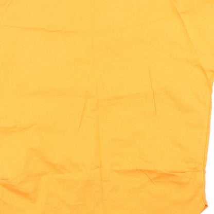 Womens UK Size 10 NEXT Orange Basic T-Shirt
