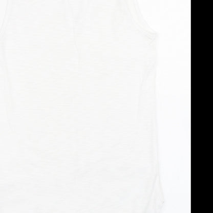 George Womens White   Basic Tank Size 8