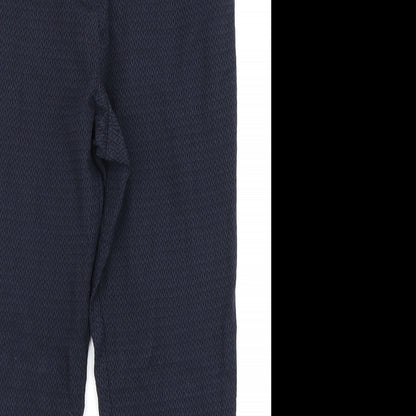 Womens UK Size 10 Preworn Regular Fit  Blue Trousers