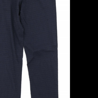 Womens UK Size 10 Preworn Regular Fit  Blue Trousers