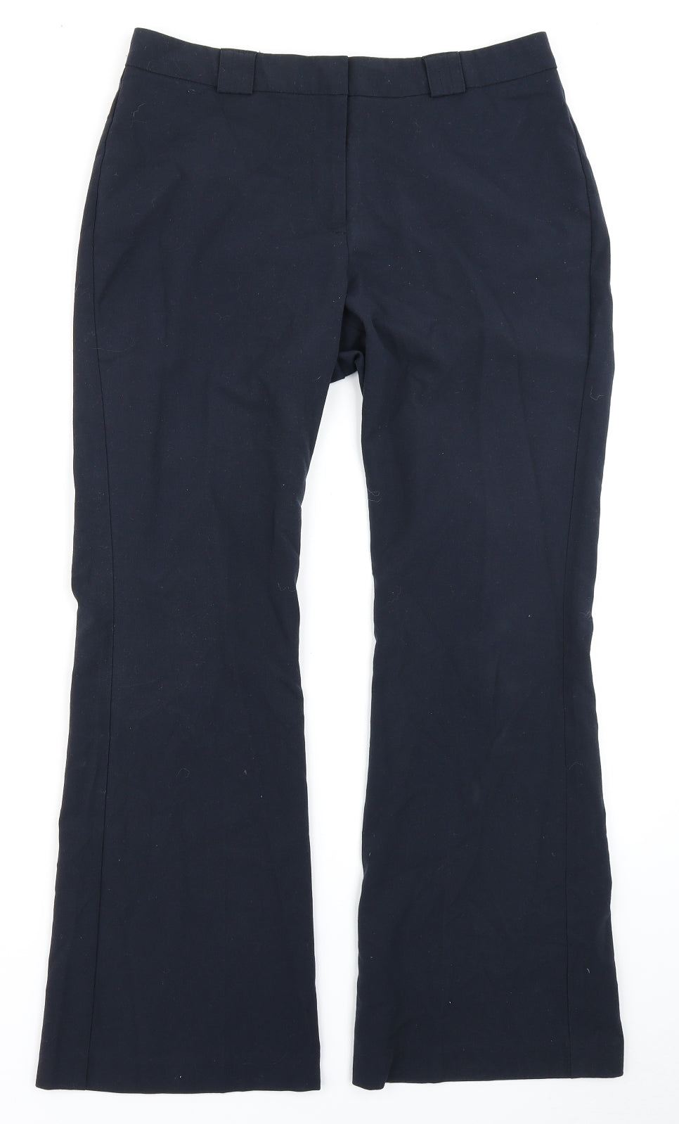 Womens UK Size 10 M&S Collection Regular Fit Dress Pants Blue Trousers