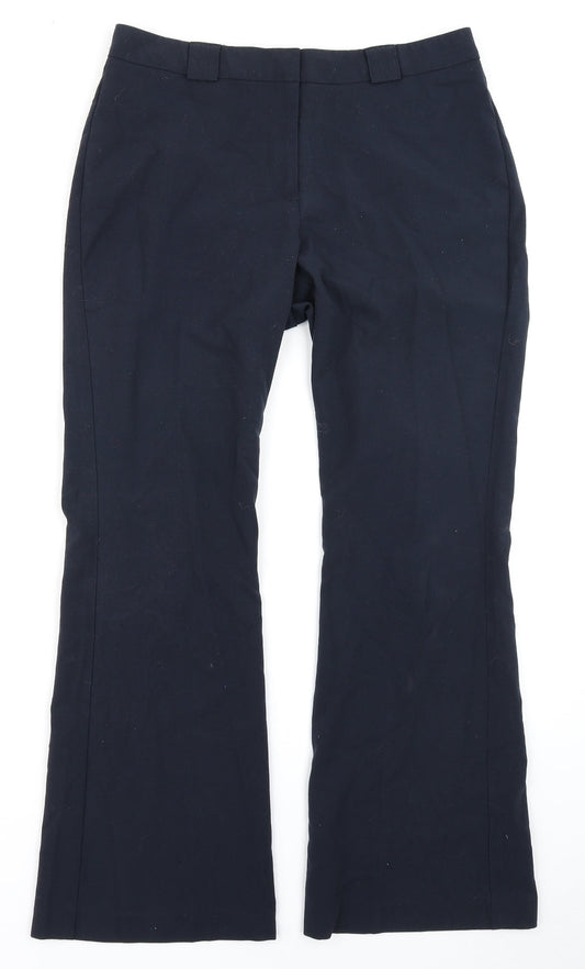 M&S Collection Womens Blue   Dress Pants Trousers Size 10 L25 in