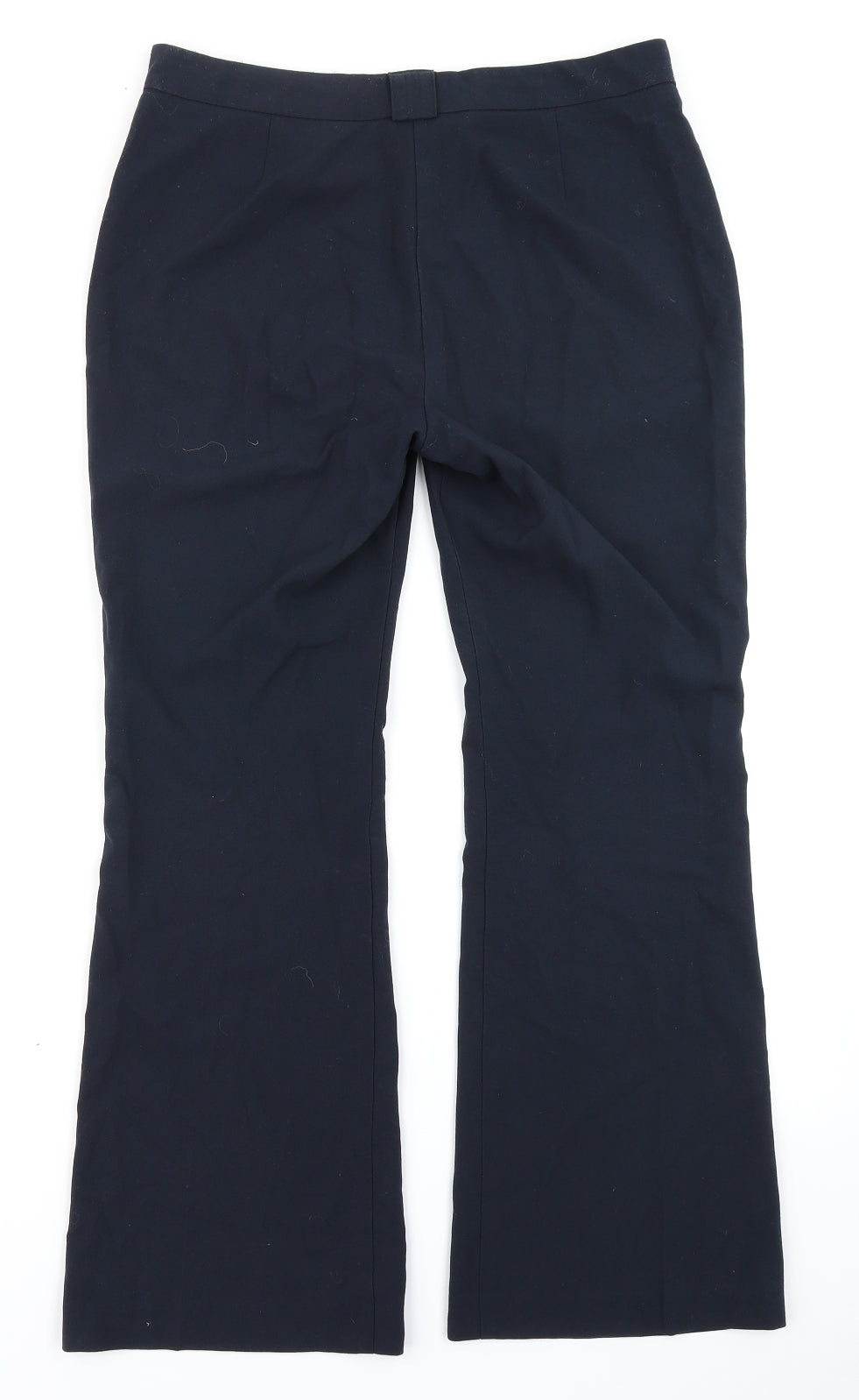 Womens UK Size 10 M&S Collection Regular Fit Dress Pants Blue Trousers