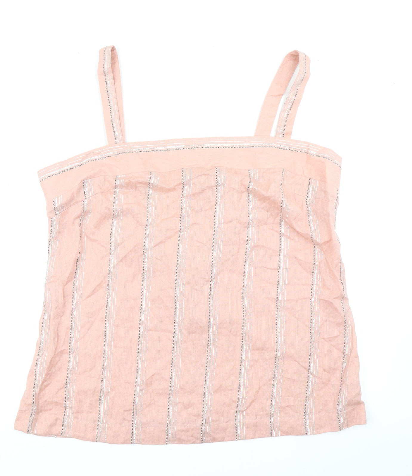 Womens UK Size 18 NEXT Pink Basic Blouse