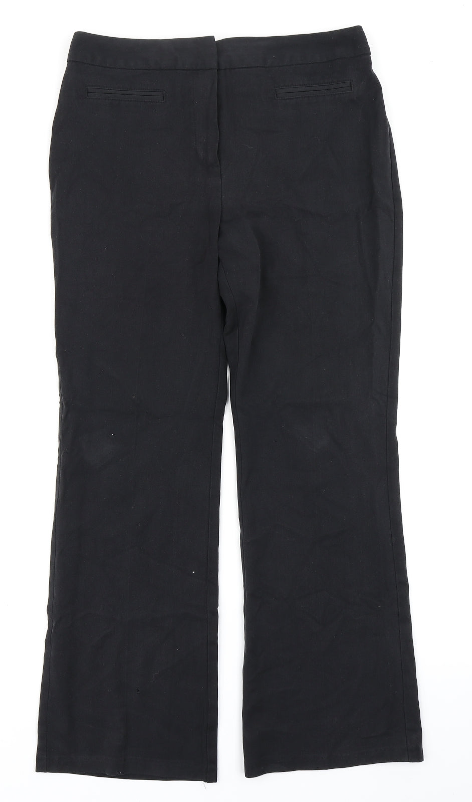 M&S Collection Womens Black   Dress Pants Trousers Size 10 L25 in