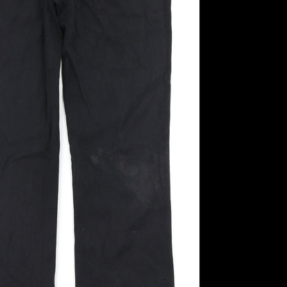 M&S Collection Womens Black   Dress Pants Trousers Size 10 L25 in