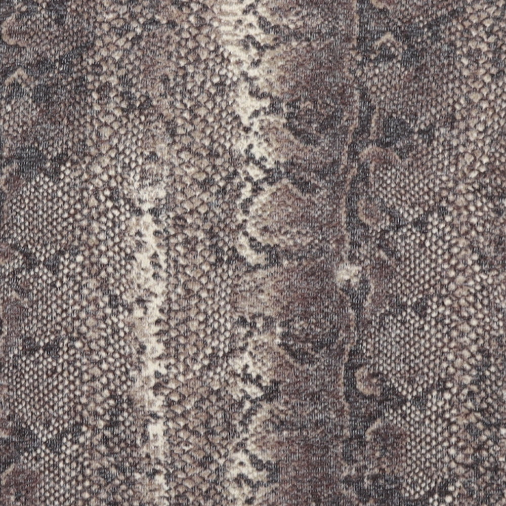 Zara Womens Brown Animal Print  Basic T-Shirt Size S