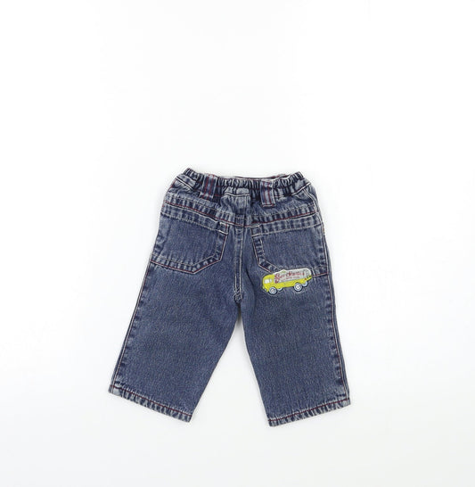 George Baby Blue  Denim Jogger Jeans Size 0-3 Months