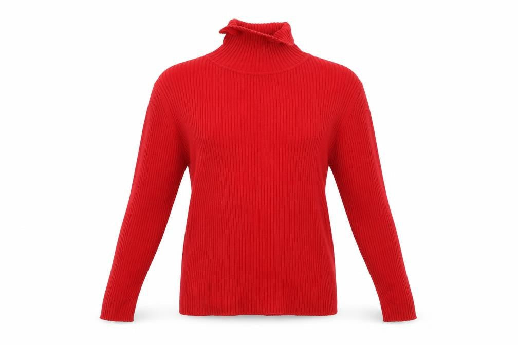 Next Girls Red  Knit Pullover Jumper Size 12 Years