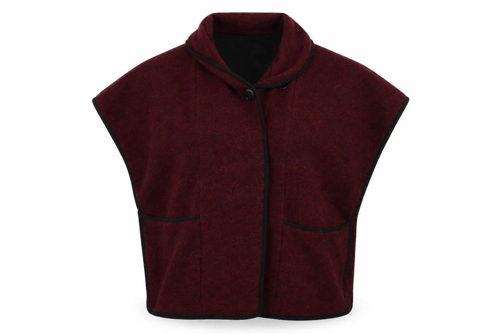 Womens UK Size M Saloos Red Cardigan Jumper