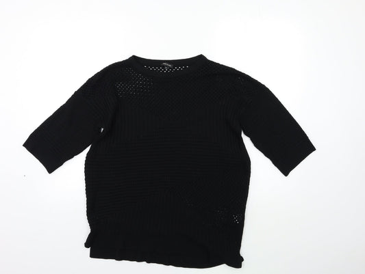 Womens UK Size 10 River Island Black Pullover Jumper