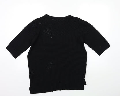 Womens UK Size 10 River Island Black Pullover Jumper