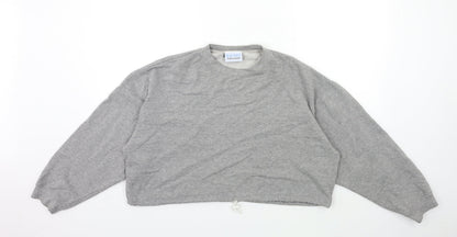 Blue Rinse Mens Grey   Pullover Sweatshirt Size XL