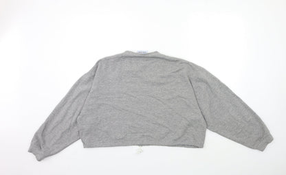 Blue Rinse Mens Grey   Pullover Sweatshirt Size XL