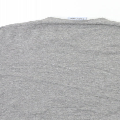 Blue Rinse Mens Grey   Pullover Sweatshirt Size XL